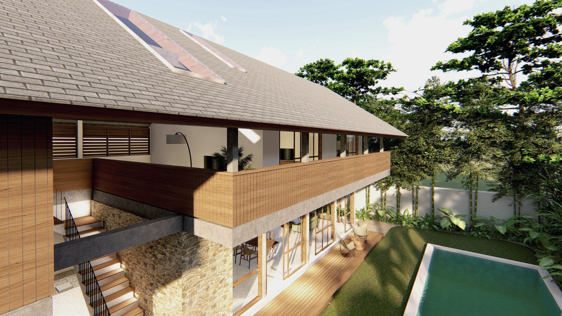Design Assembly - Cepaka Villa - Bali Architect - Interior Design - Bali Villa - Garden