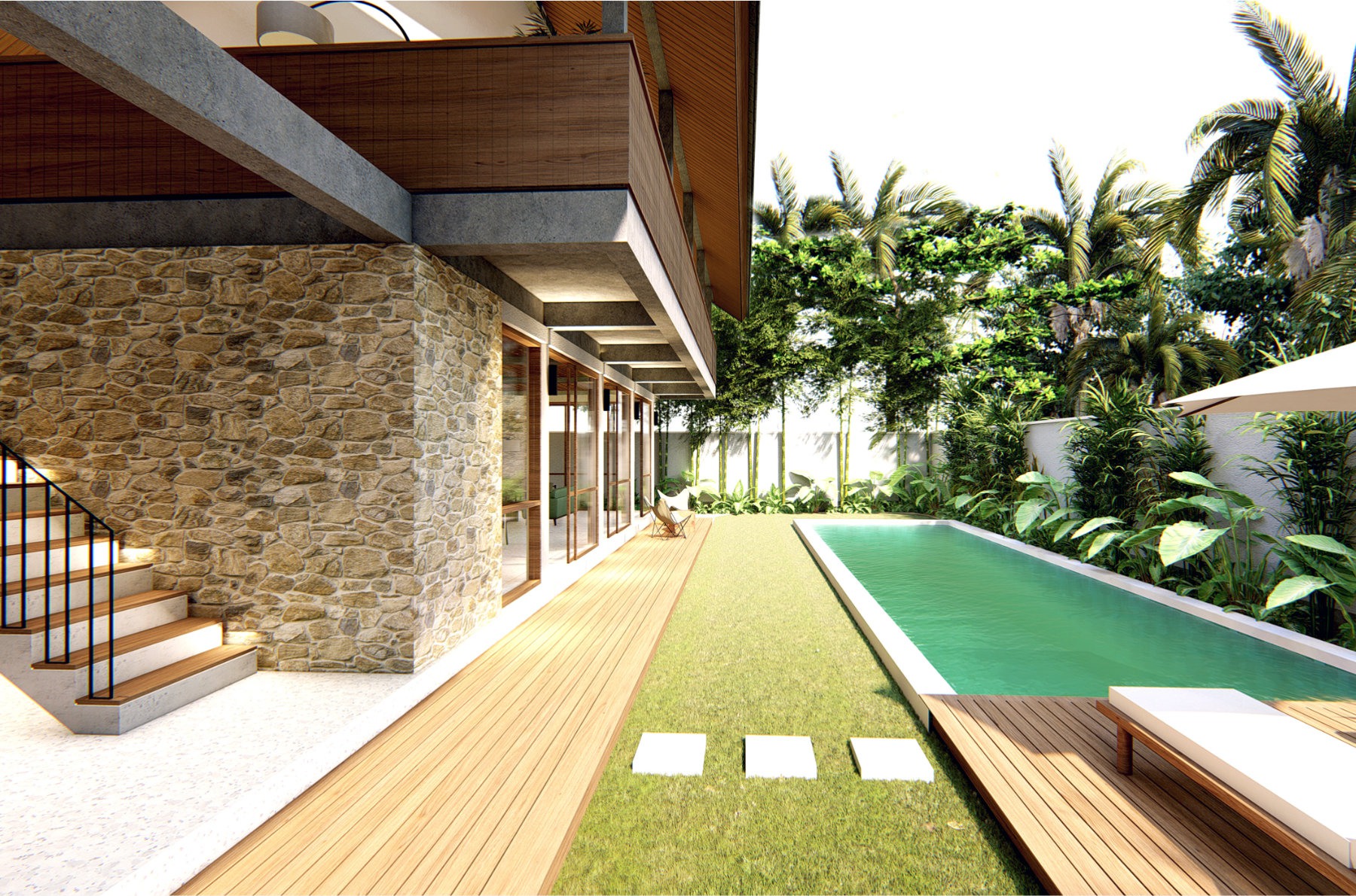 Design Assembly - Cepaka Villa - Bali Architect - Interior Design - Bali Villa - Swimming Pool
