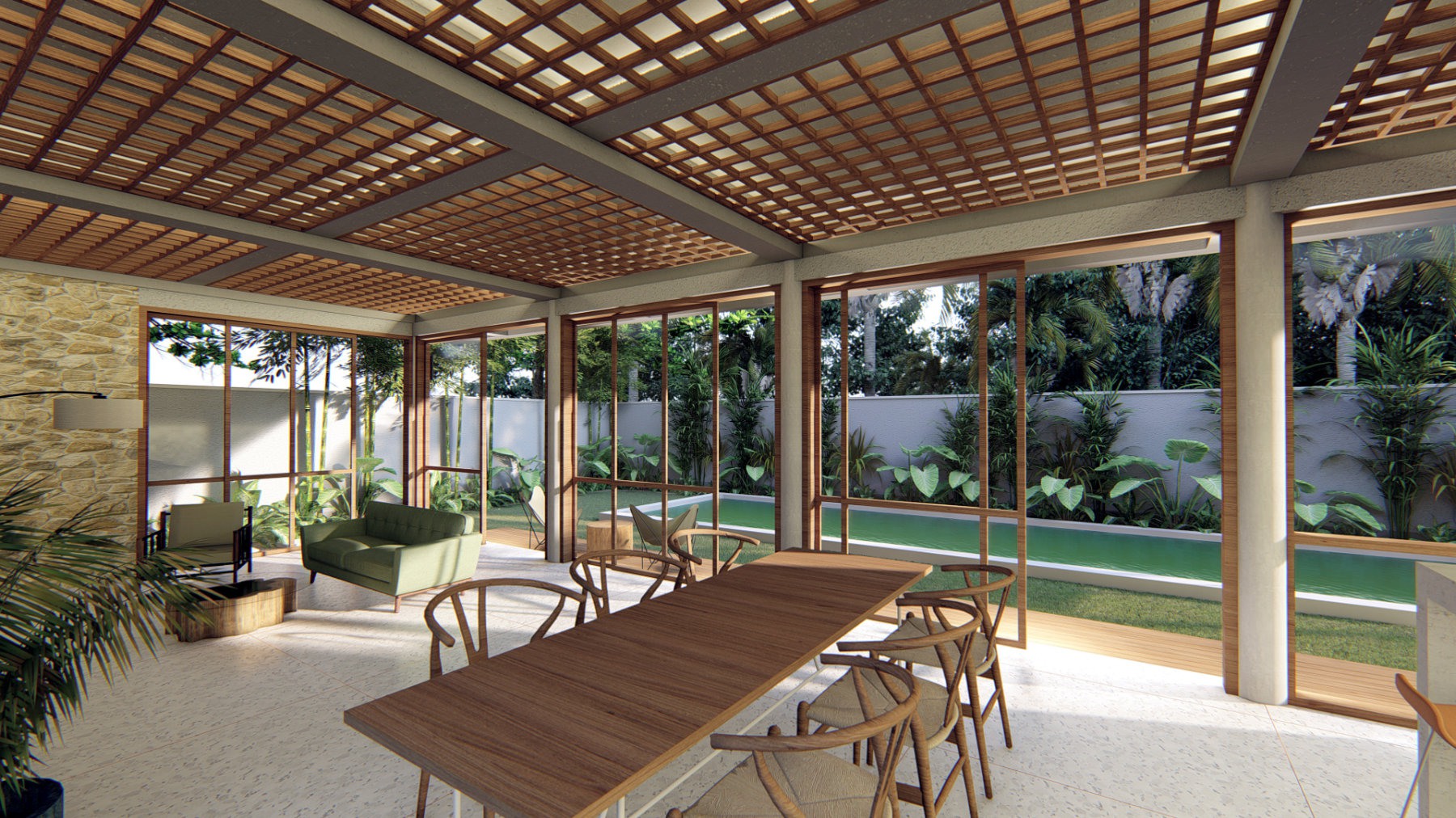 Design Assembly - Cepaka Villa - Bali Architect - Interior Design - Bali Villa - Living Room