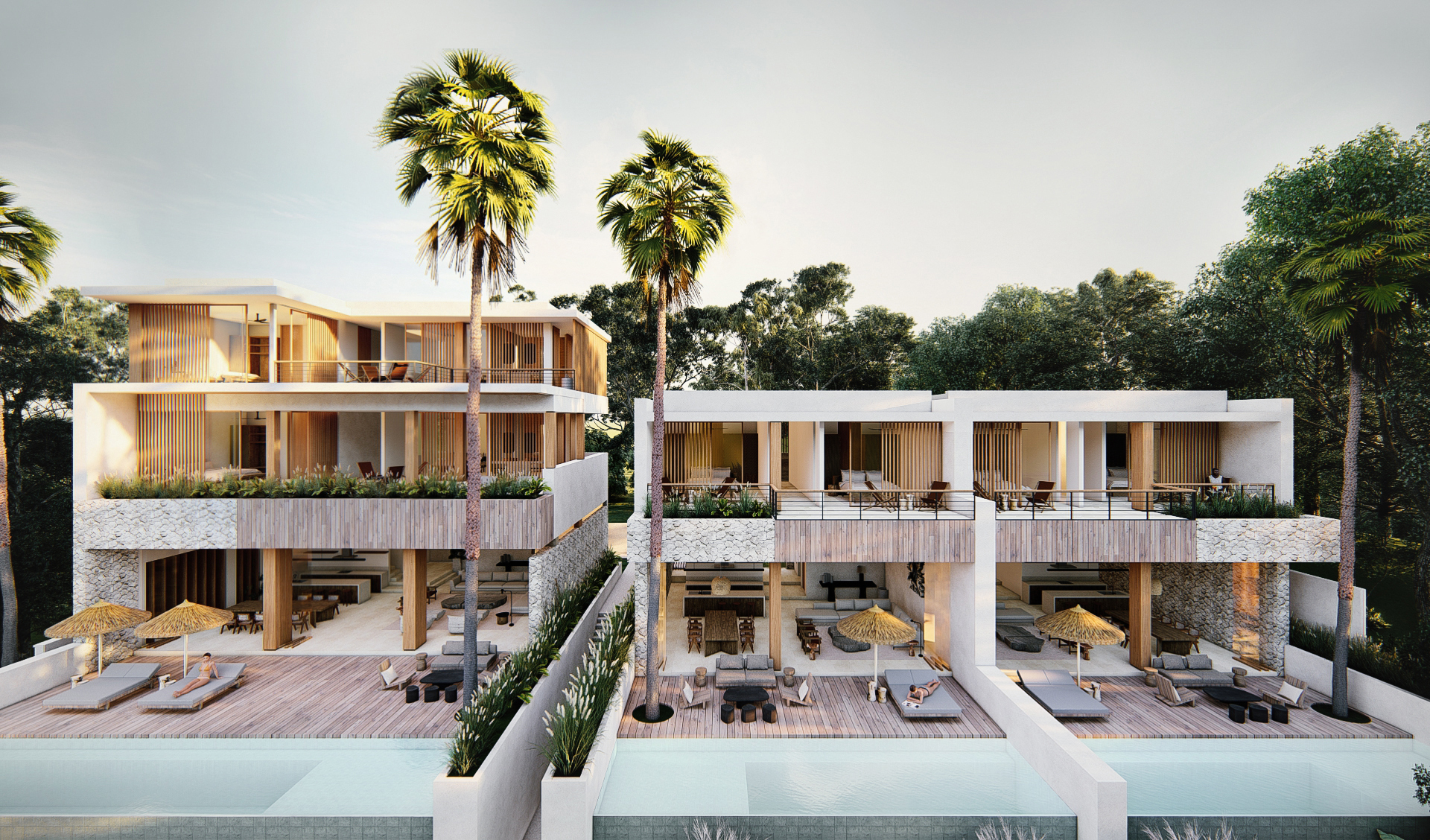 Design Assembly - Dreamland Villas - Bali Architect - Interior Design - Bali Villa - Building Facade