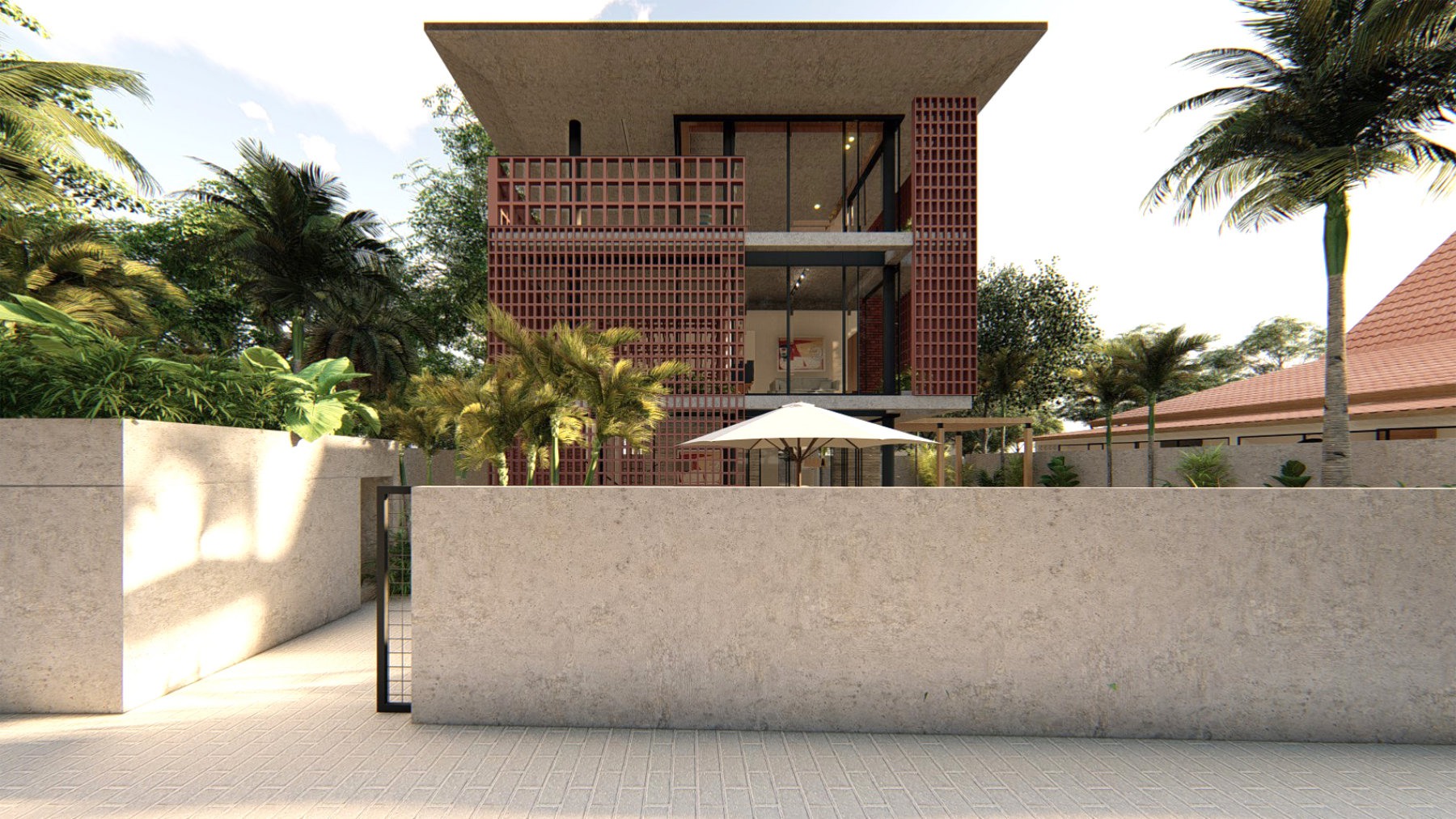 Design Assembly - Kedungu Home - Bali Architect - Interior Design - Bali Villa - Entrance