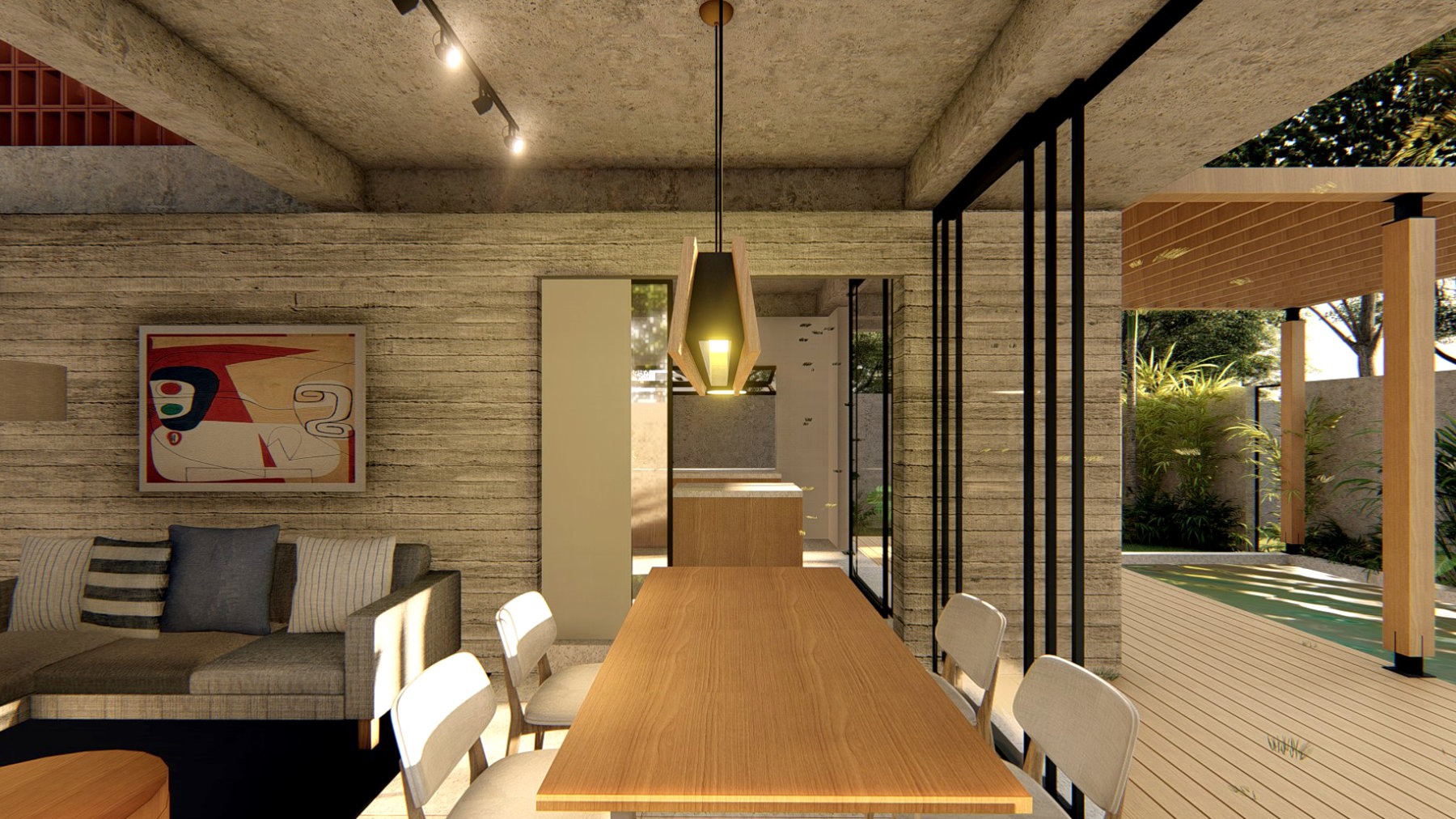 Design Assembly - Kedungu Home - Bali Architect - Interior Design - Bali Villa - Living Dining