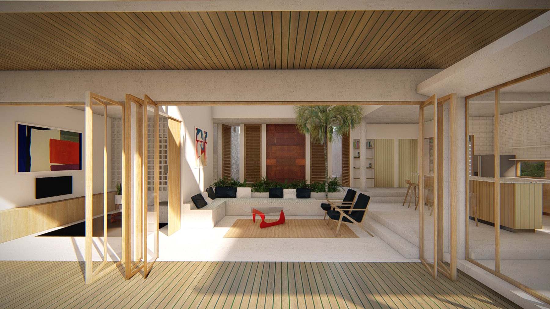 Design Assembly - Tumbak Bayuh House - Bali Architect - Interior Design - Bali Villa - Living Room