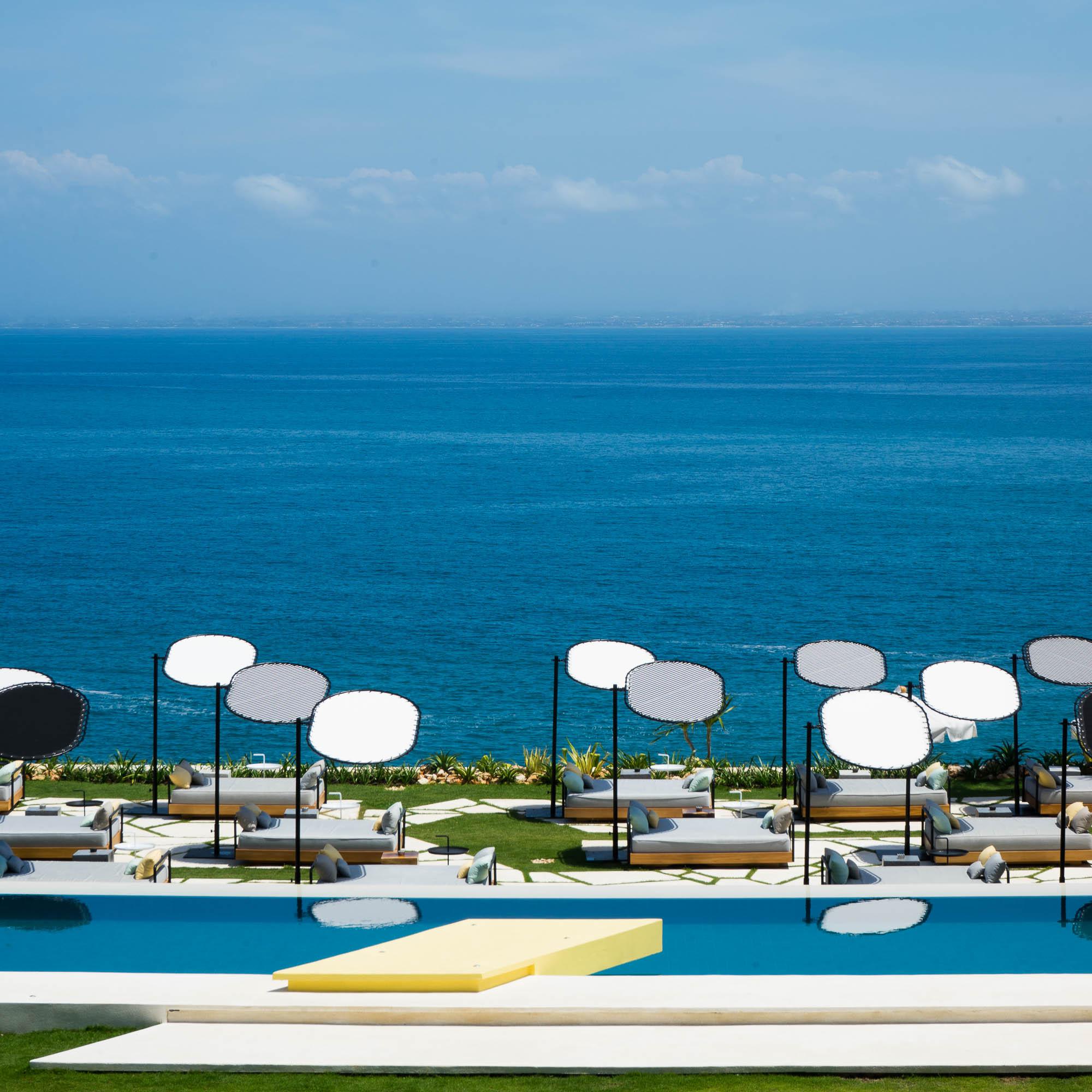Ulu Cliff House - Beach Club in Bali - Interior Design - Bali Architect - Swimming Pool Area