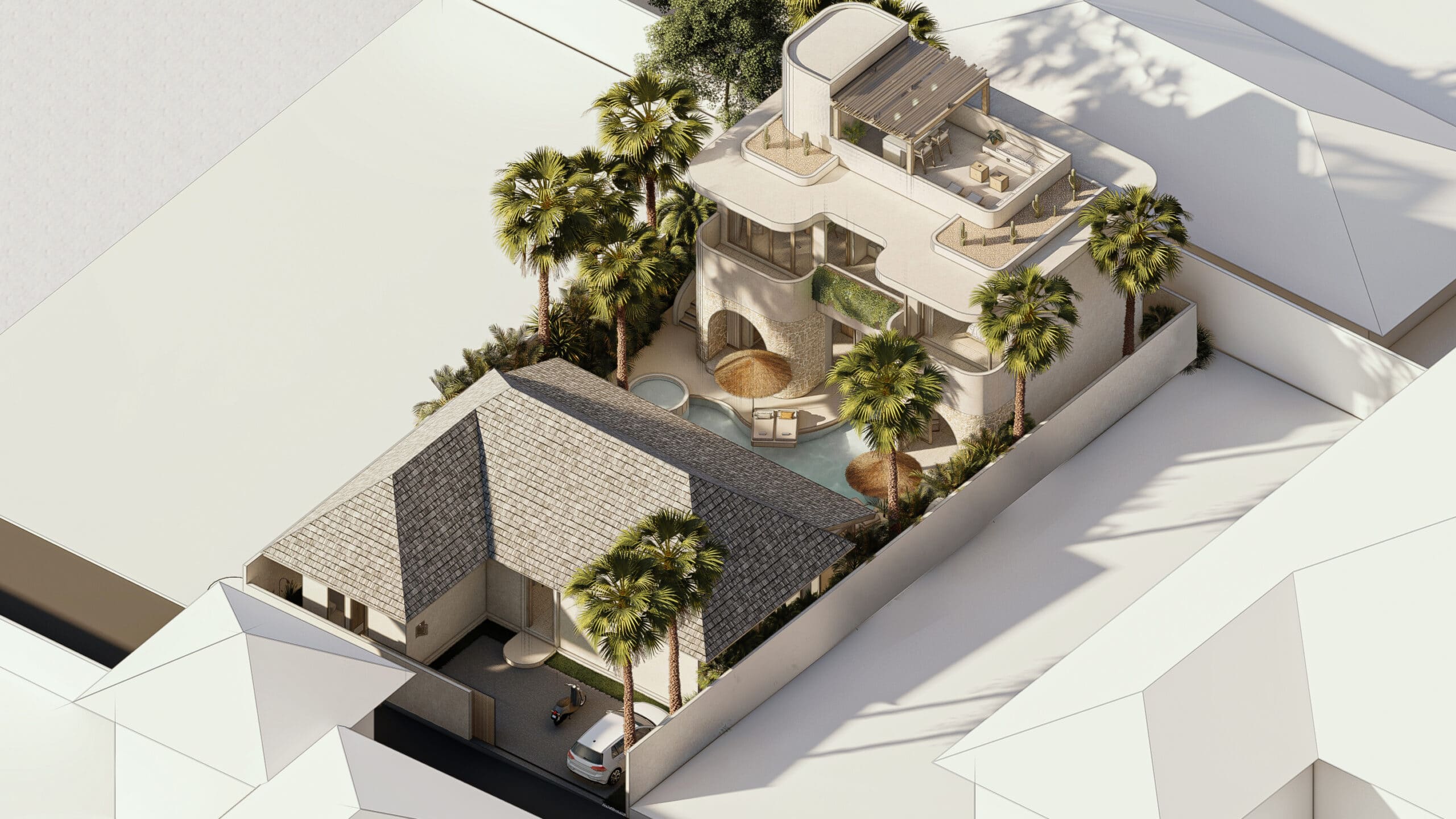 Design Assembly - Michael Utomo Villa - Bali Architect - Interior Design - Bali Villa - Building Facade