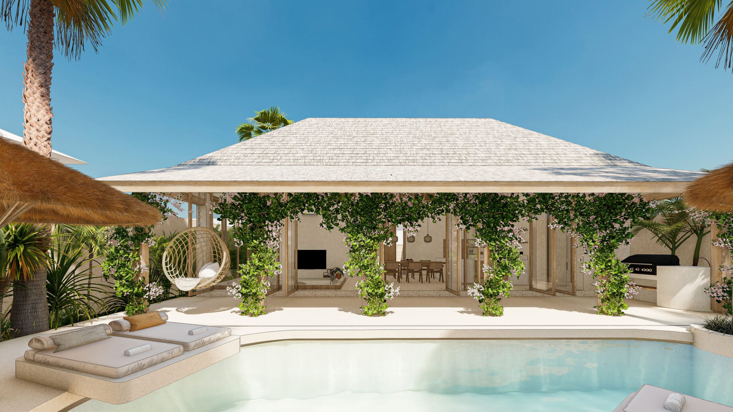 Design Assembly - Michael Utomo Villa - Bali Architect - Interior Design - Bali Villa - Swimming Pool Area
