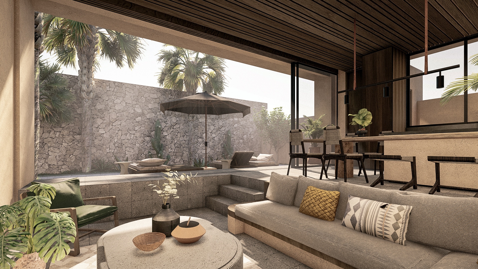 Design Assembly - Lombok Villas - Bali Architect - Interior Design - Lombok Villa - Living Room