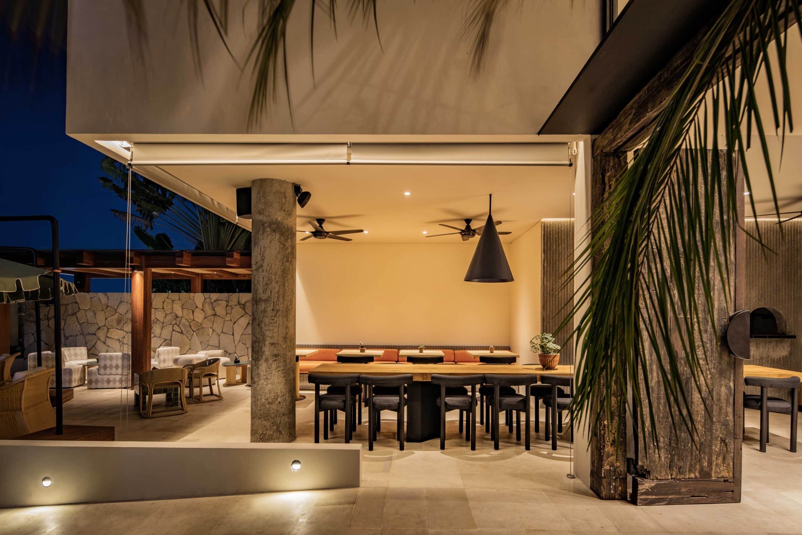 Restaurant Design - Luma Bali - Interior Design - Architecture - Architect Bali - Dining Area