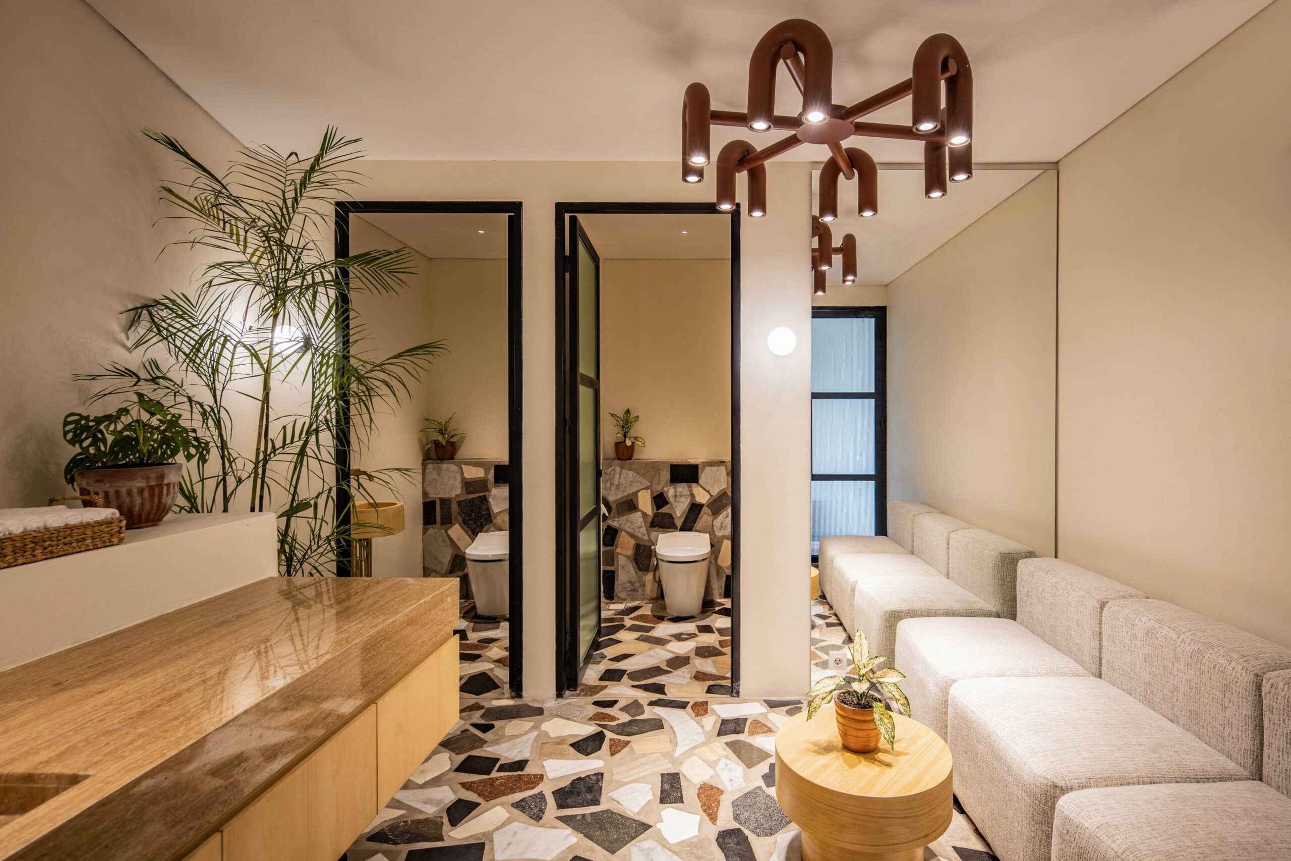 Restaurant Design - Luma Bali - Interior Design - Architecture - Architect Bali - Bathroom Design