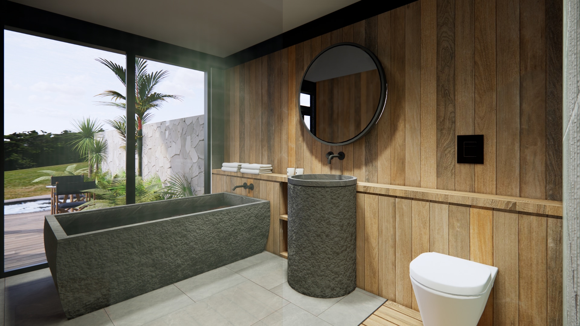 Design Assembly - Bingin Cabins - Bali Architect - Interior Design - Bali Villa - Bathroom