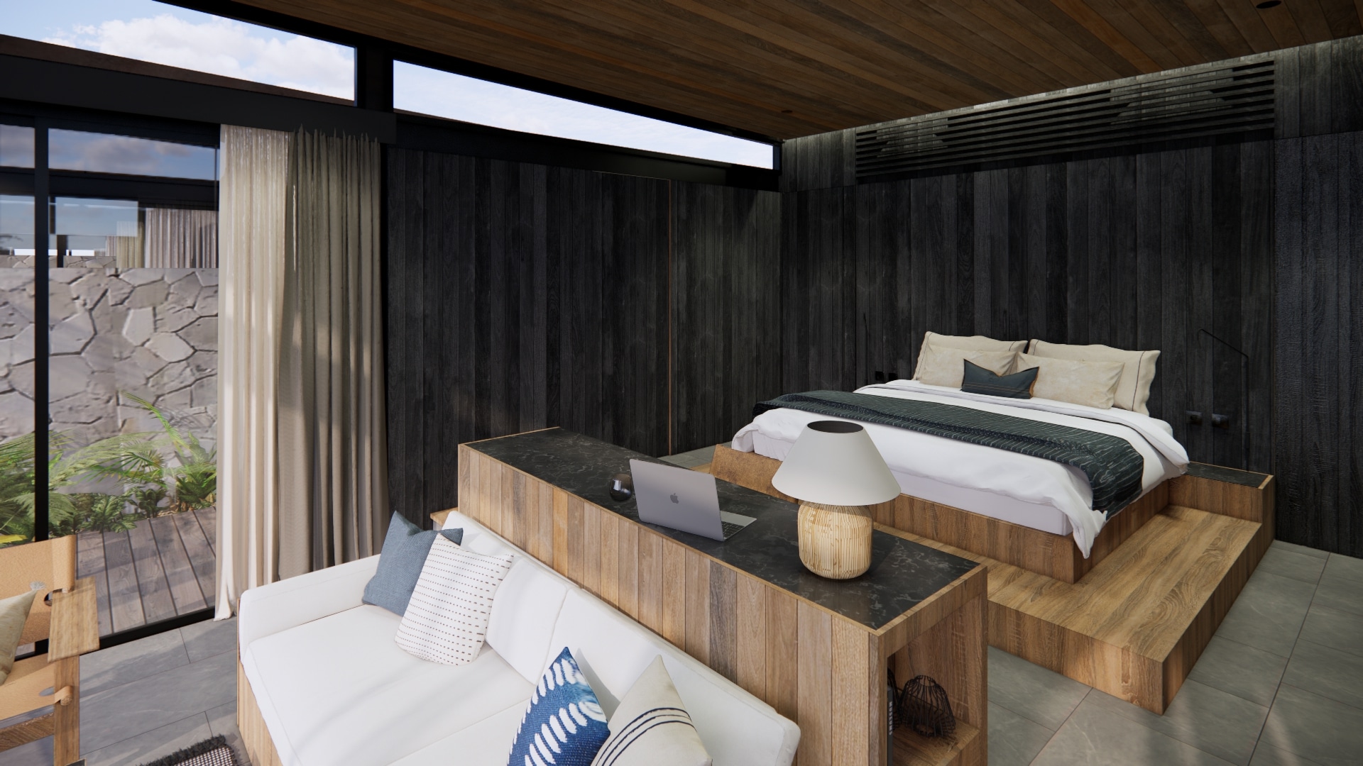 Design Assembly - Bingin Cabins - Bali Architect - Interior Design - Bali Villa - Bedroom