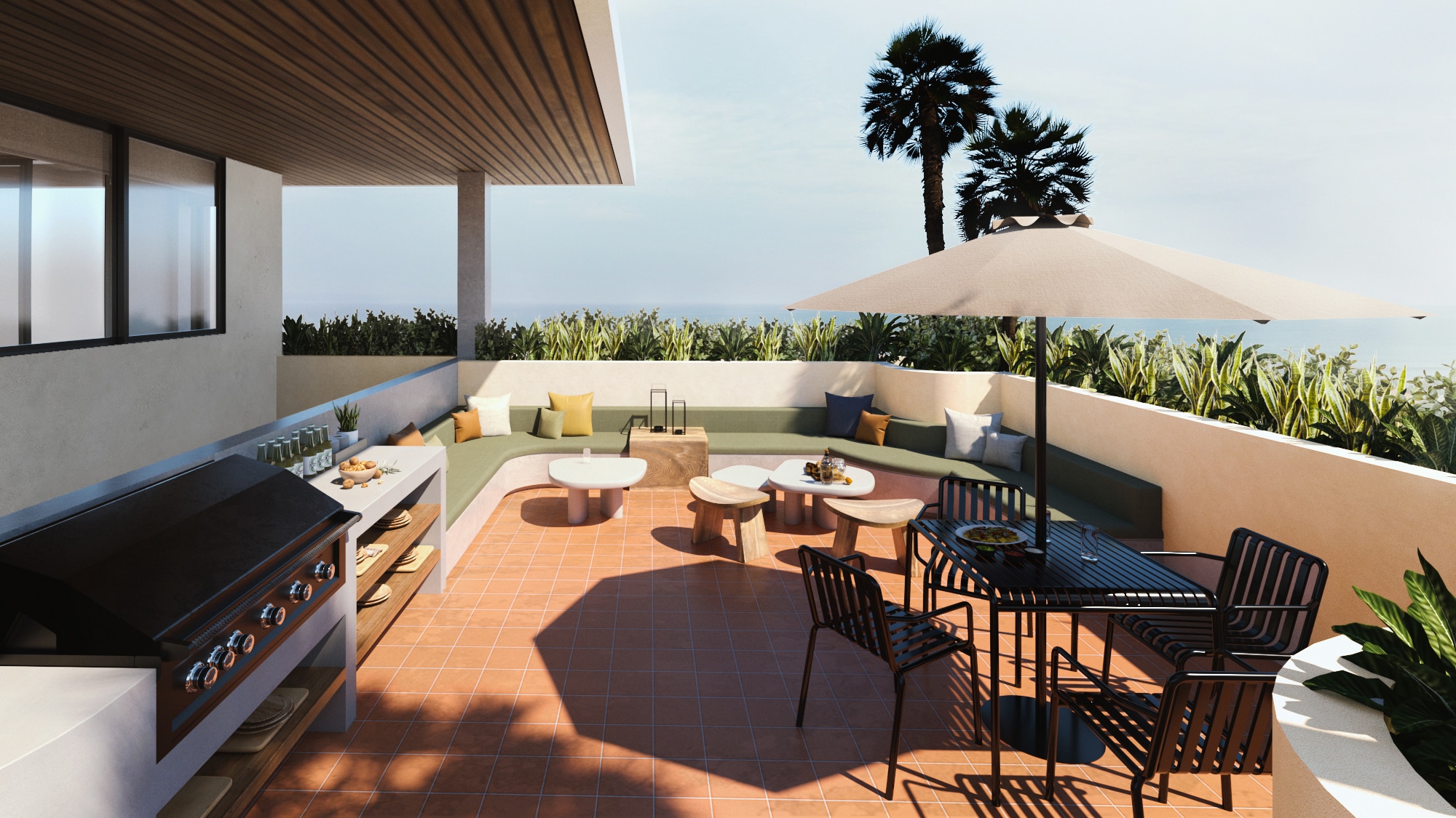 Design Assembly - Pantai Lima Heights - Bali Architect - Interior Design - Bali Villa - Penthouse Terrace