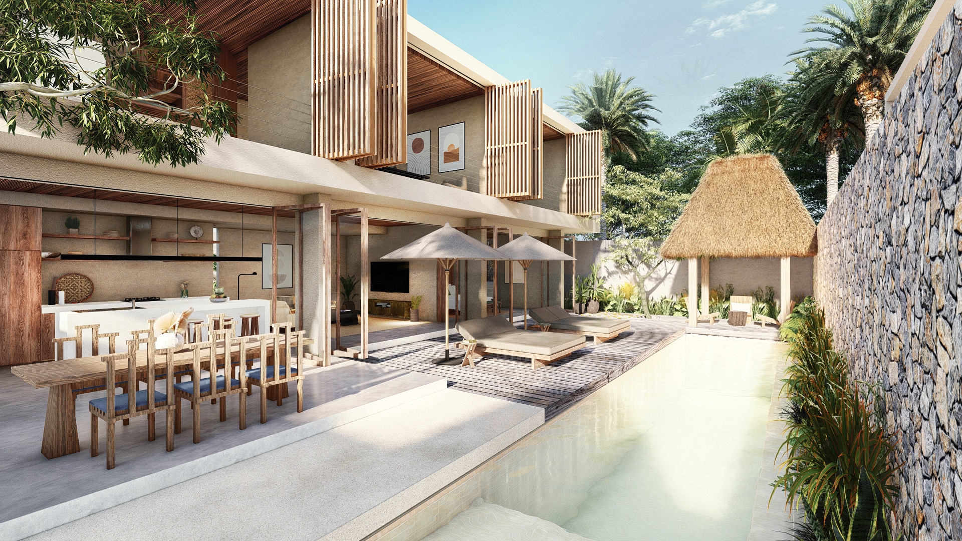 Design Assembly - Labuan Bajo Villas - Bali Architect - Interior Design - Villa - Swimming Pool