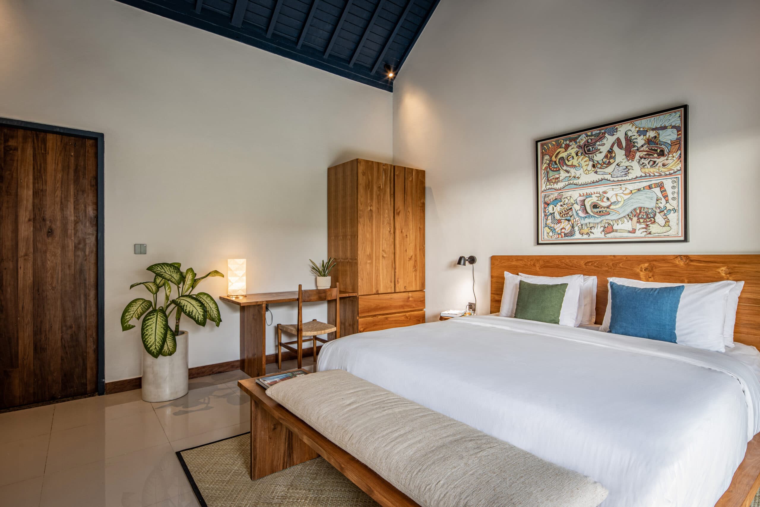 Design Assembly - Palm Studio - Bali Architect - Interior Design - Bali Villa - Bedroom - Wooden Facade